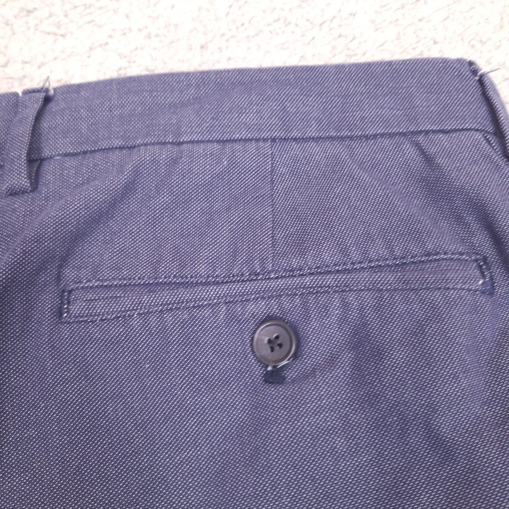 Banana Republic Pants Mens 38x31 Blue Kentfield Straight Flat Front Chino‎ Dress
